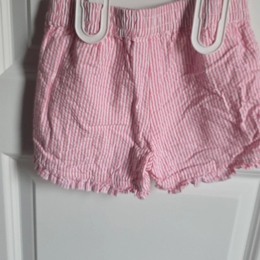 Adventurewear360 Pink Seersucker And Ruffled Lace Outfit Kids Size 5 NWT - Picture 7 of 9